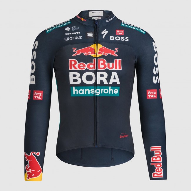 Heren Fietskleding Sportful Redbull Bora-Hansgrohe 2024 Thermisch Shirt met Lange Mouwen