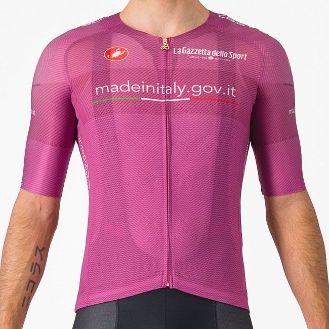 Heren Fietskleding Cyclamen Giro d'Italia 2024 koersshirt