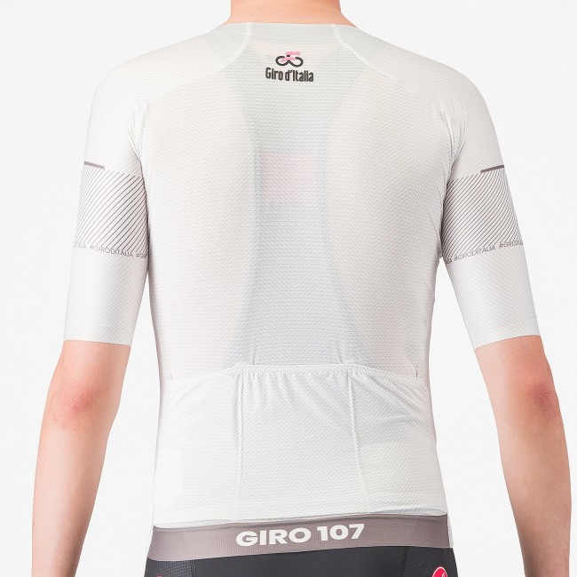 Heren Fietskleding Wit Giro d'Italia 2024 koersshirt Heren Fietskleding Wit Giro d'Italia 2024 koersshirt