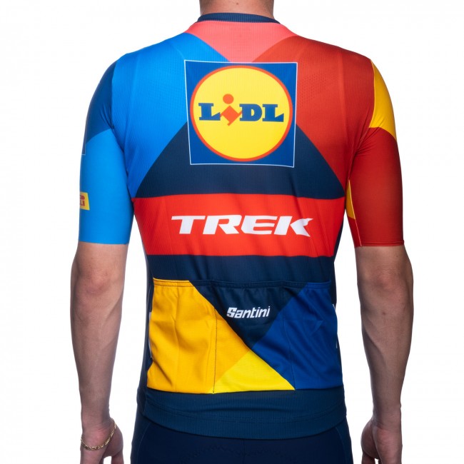Heren Fietskleding Santini Lidl Trek 2024 shirt Heren Fietskleding Santini Lidl Trek 2024 shirt