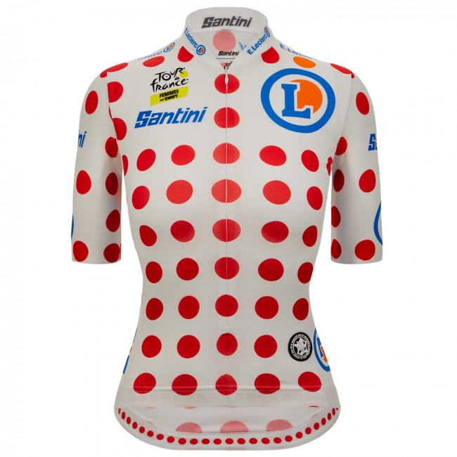 Dames Fietskleding Tour de France 2024 Pois damestrui Dames Fietskleding Tour de France 2024 Pois damestrui