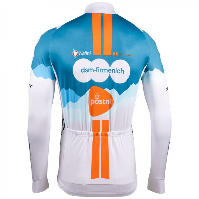 Heren Fietskleding Team DSM Firmenich Postnl 2024 shirt met lange mouwen Heren Fietskleding Team DSM Firmenich Postnl 2024 shirt met lange mouwen
