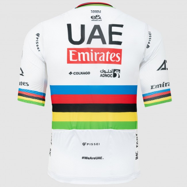 Heren Team UAE 2024 Pissei Magistrale Shirt - Wereldkampioen Heren Team UAE 2024 Pissei Magistrale Shirt - Wereldkampioen
