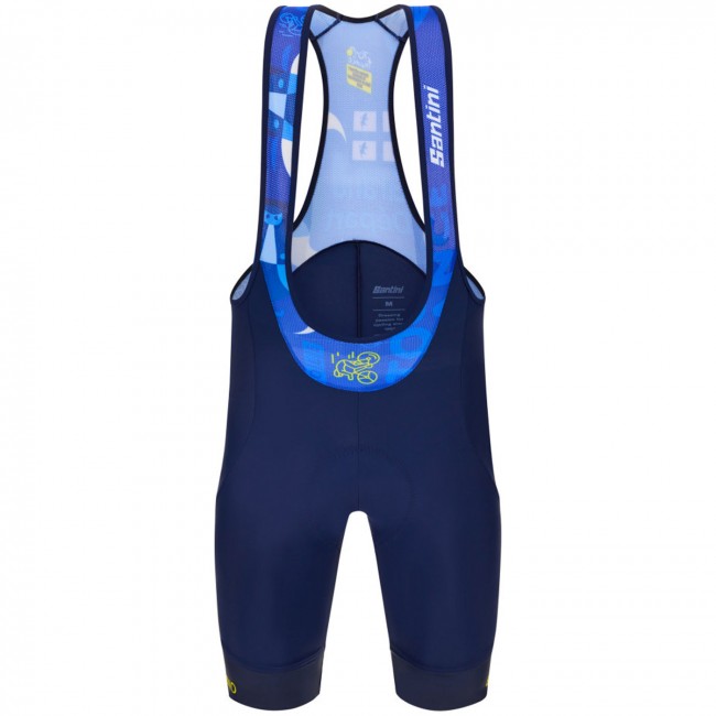 Heren Fietskleding Santini Tour de France 2024 koersbroek - Torino