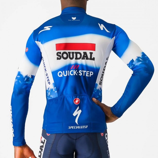 Heren Castelli Soudal Quick-Step 2024 Thermisch Shirt met Lange Mouwen Heren Castelli Soudal Quick-Step 2024 Thermisch Shirt met Lange Mouwen