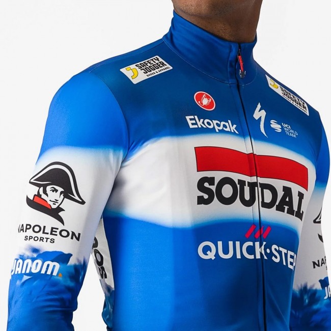 Heren Castelli Soudal Quick-Step 2024 Thermisch Shirt met Lange Mouwen Heren Castelli Soudal Quick-Step 2024 Thermisch Shirt met Lange Mouwen
