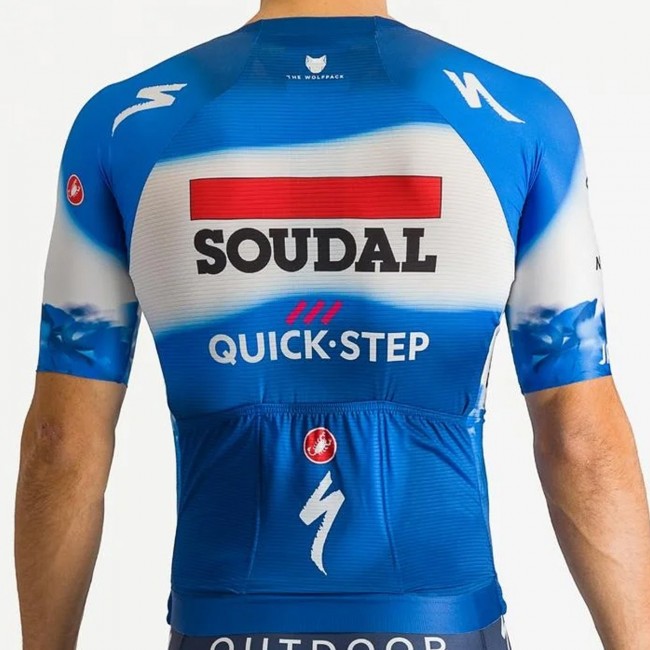 Heren Castelli Soudal Quick-Step 2024 Aero Race 7.0 Shirt Heren Castelli Soudal Quick-Step 2024 Aero Race 7.0 Shirt
