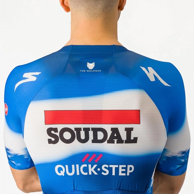 Heren Castelli Soudal Quick-Step 2024 Aero Race 7.0 Shirt Heren Castelli Soudal Quick-Step 2024 Aero Race 7.0 Shirt