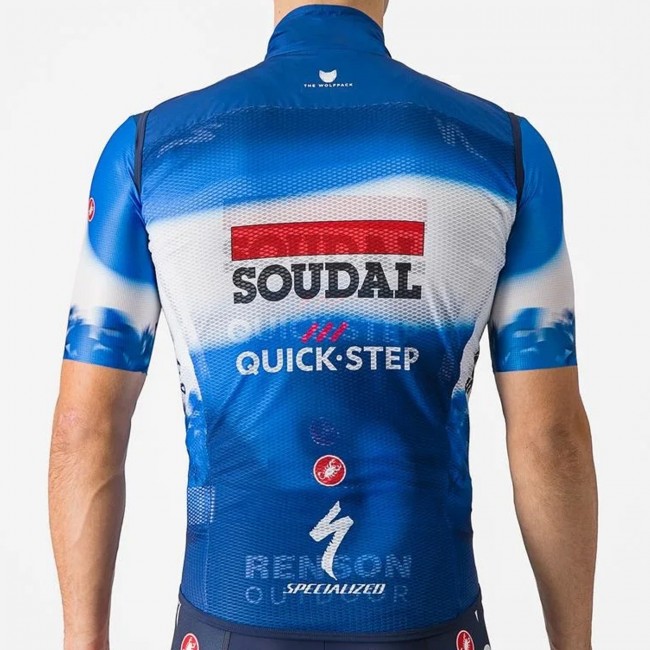 Heren Fietskleding Castelli Soudal Quick-Step 2024 Pro Light Windvest Heren Fietskleding Castelli Soudal Quick-Step 2024 Pro Light Windvest
