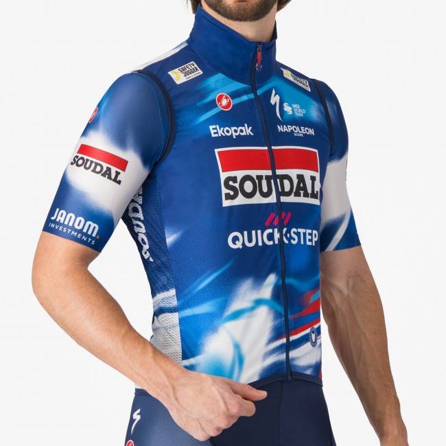 Heren Castelli Soudal Quick-Step Vest 2025 Pro Light Wind Vest
