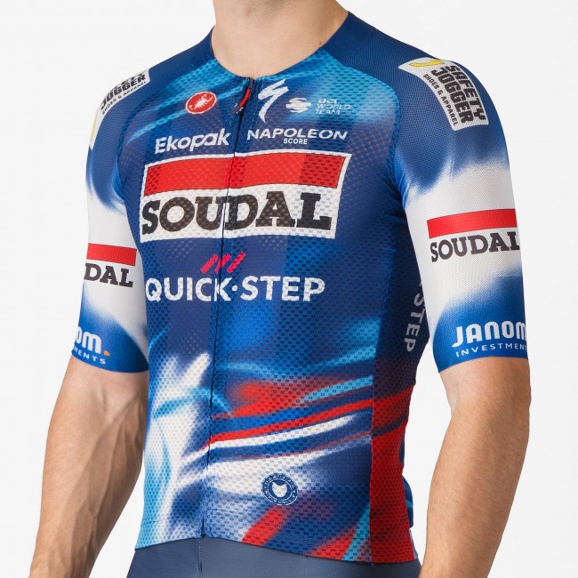 Heren Fietskleding Castelli Soudal Quick-Step 2025 Climber's A/C Shirt