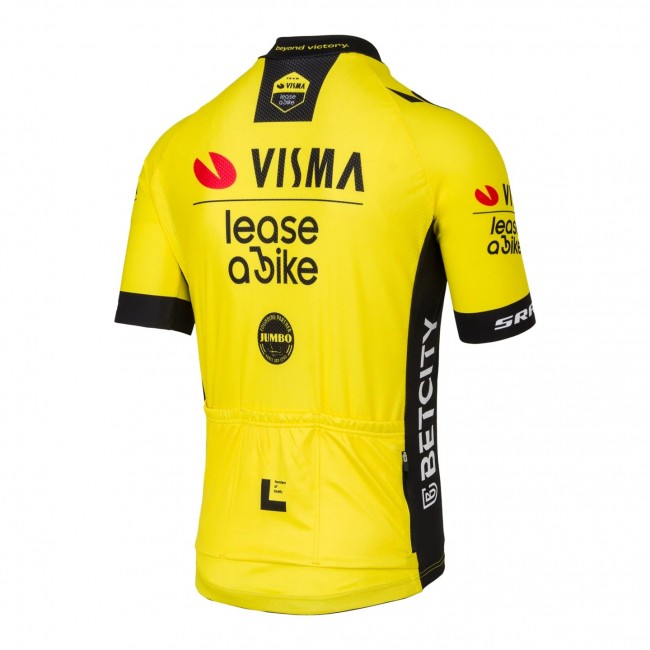 Heren Team Visma Lease a Bike 2025 Premium Shirt Heren Team Visma Lease a Bike 2025 Premium Shirt