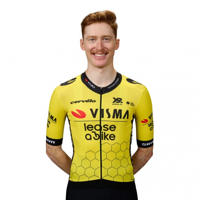 Heren Team Visma Lease a Bike 2025 Premium Shirt Heren Team Visma Lease a Bike 2025 Premium Shirt