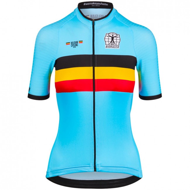 Dames Bioracer Belgisch Nationaal 2025 Icon Classic Damesshirt