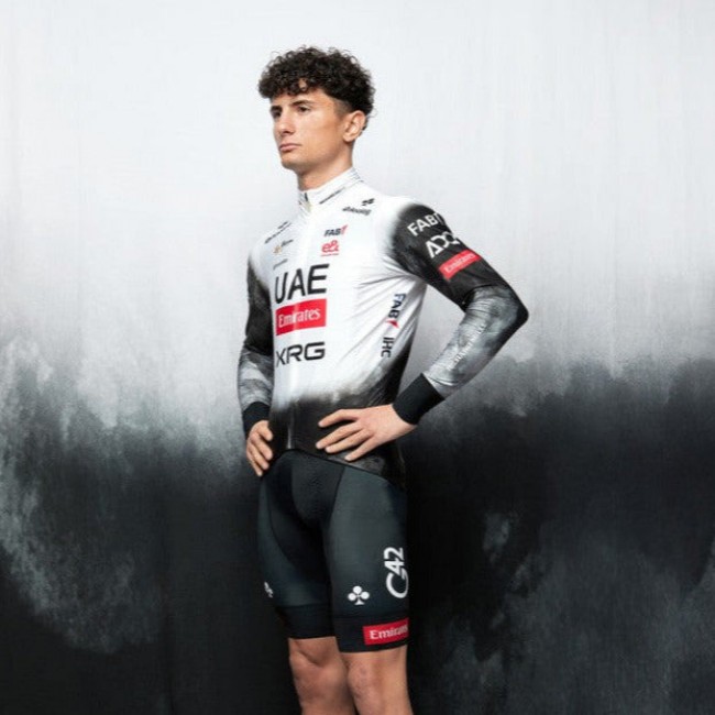 Heren UAE Team Emirates 2025 Pissei shirt met lange mouwen Heren UAE Team Emirates 2025 Pissei shirt met lange mouwen