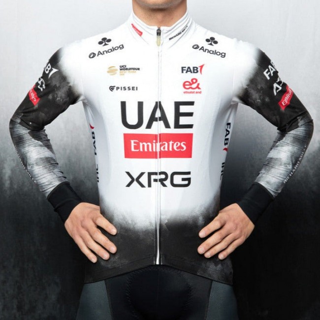 Heren UAE Team Emirates 2025 Pissei shirt met lange mouwen Heren UAE Team Emirates 2025 Pissei shirt met lange mouwen