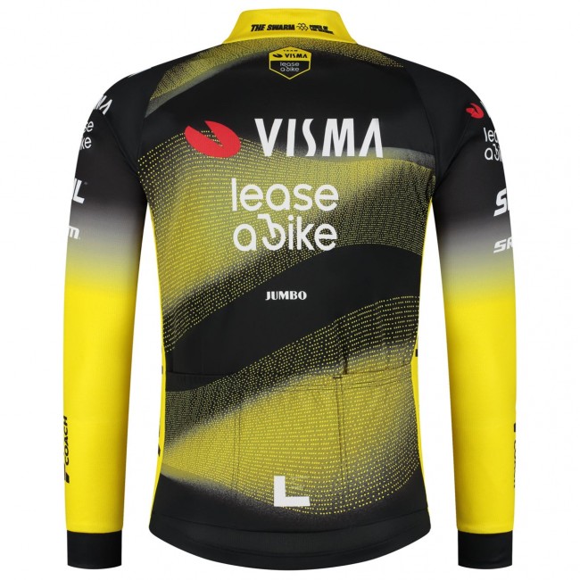 Heren Team Visma Lease a Bike 2025 The Swarm shirt met lange mouwen - TDF Heren Team Visma Lease a Bike 2025 The Swarm shirt met lange mouwen - TDF