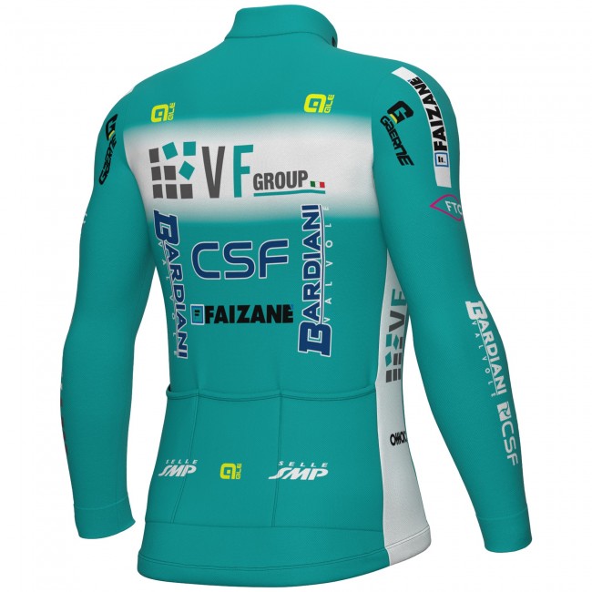 Heren Fietskleding Ale VF Group-Bardiani CSF-Faizane 2025 shirt met lange mouwen Heren Fietskleding Ale VF Group-Bardiani CSF-Faizane 2025 shirt met lange mouwen