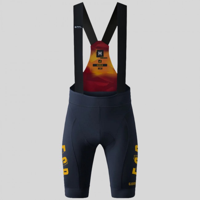 Heren Fietskleding Gobik RFEC 2025 Matt Solid 2.0 Bib Tights - Blauw