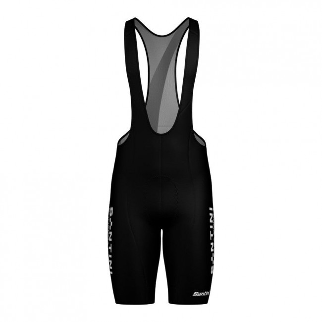 Heren Fietskleding Santini Squadra Corse 2025 Bib Tights - Zwart