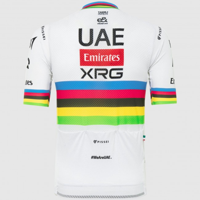Heren Fietskleding UAE Team Emirates 2025 Pissei-shirt - Tadej Pogacar Heren Fietskleding UAE Team Emirates 2025 Pissei-shirt - Tadej Pogacar