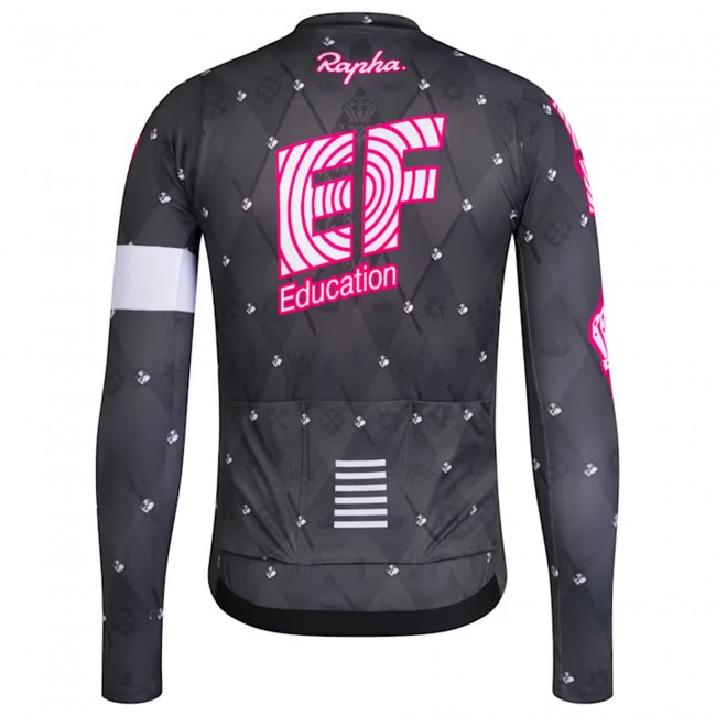 Heren Rapha EF Education EasyPost shirt met lange mouwen 2025 Heren Rapha EF Education EasyPost shirt met lange mouwen 2025