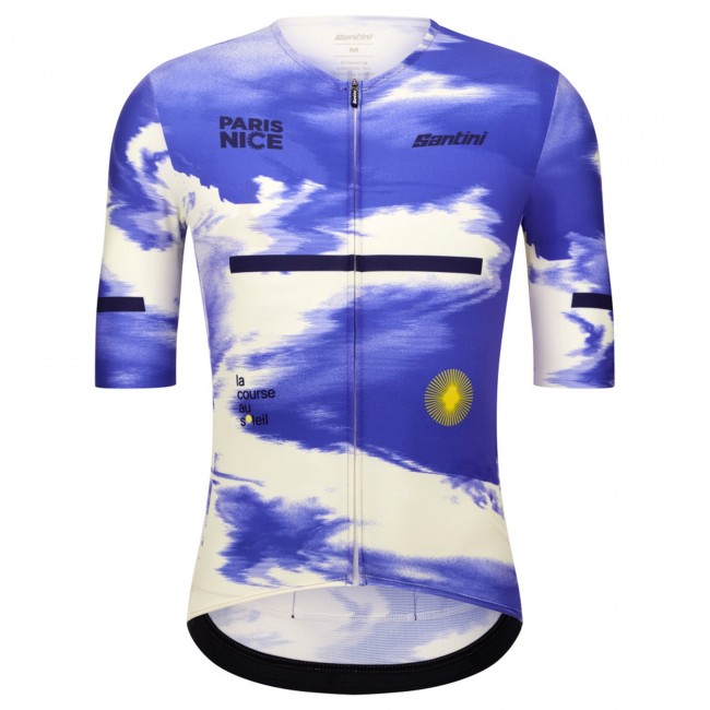 Heren Fietskleding Santini Parijs-Nice 2025 Shirt