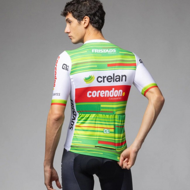 Heren Fietskleding Ale Crelan Corendon 2025 shirt Heren Fietskleding Ale Crelan Corendon 2025 shirt