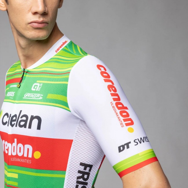 Heren Fietskleding Ale Crelan Corendon 2025 shirt Heren Fietskleding Ale Crelan Corendon 2025 shirt