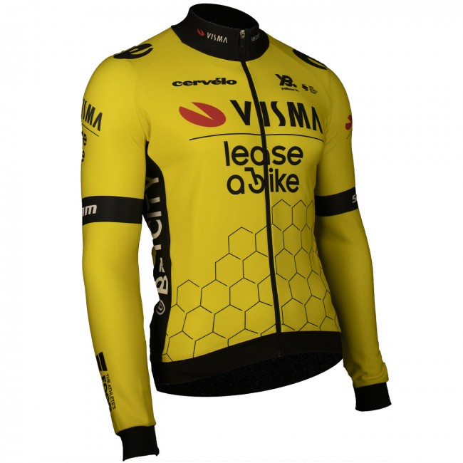Heren Team Visma Lease a Bike 2025 Premium shirt met lange mouwen Heren Team Visma Lease a Bike 2025 Premium shirt met lange mouwen