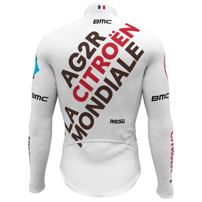 AG2R Citroen 2022 wielershirt met lange mouwen professioneel wielerteam AG2R Citroen 2022 wielershirt met lange mouwen professioneel wielerteam