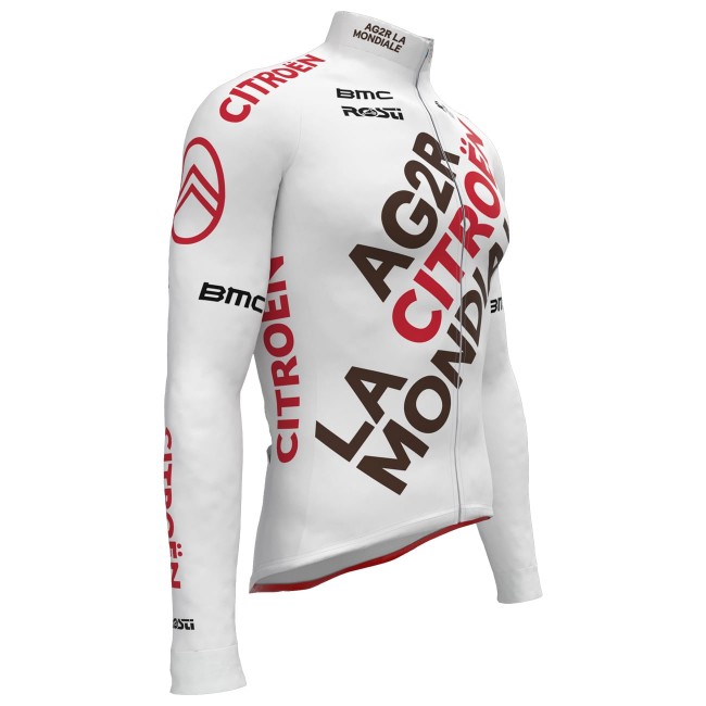 AG2R Citroen 2022 wielershirt met lange mouwen professioneel wielerteam AG2R Citroen 2022 wielershirt met lange mouwen professioneel wielerteam
