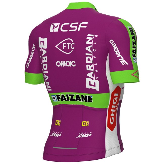 BARDIANI CSF FAIZANE' 2022 wielershirt met korte mouwen (lange ritssluiting)-ALE professioneel wielerteam BARDIANI CSF FAIZANE' 2022 wielershirt met korte mouwen (lange ritssluiting)-ALE professioneel wielerteam