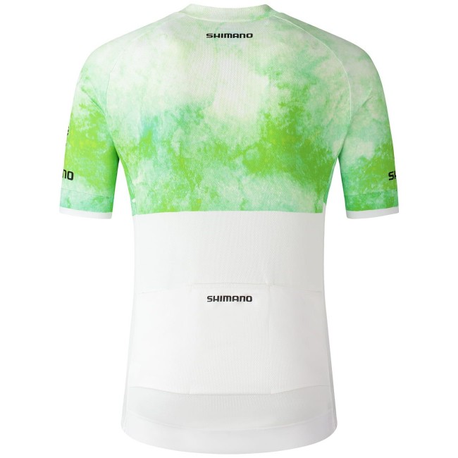 Cannondale FACTORY RACING 2022 korte mouw wielershirt wit (lange rits) professioneel wielerteam Cannondale FACTORY RACING 2022 korte mouw wielershirt wit (lange rits) professioneel wielerteam