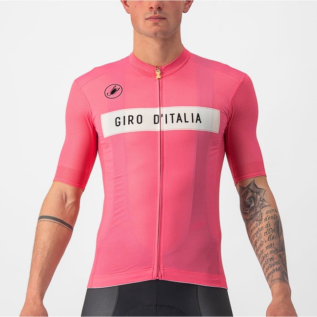 Giro d'Italia 2023 FUORI-MAGLIA ROZE fietsshirt met korte mouwen