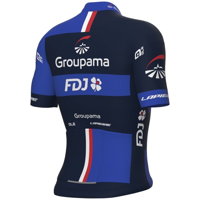 GROUPAMA-FDJ 2023 wielershirt met korte mouwen - ALE professioneel wielerteam GROUPAMA-FDJ 2023 wielershirt met korte mouwen - ALE professioneel wielerteam