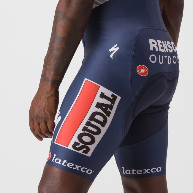 Soudal Quick-Step 2023 FREE AERO RC PRO koersbroek professionele wielerploeg Soudal Quick-Step 2023 FREE AERO RC PRO koersbroek professionele wielerploeg