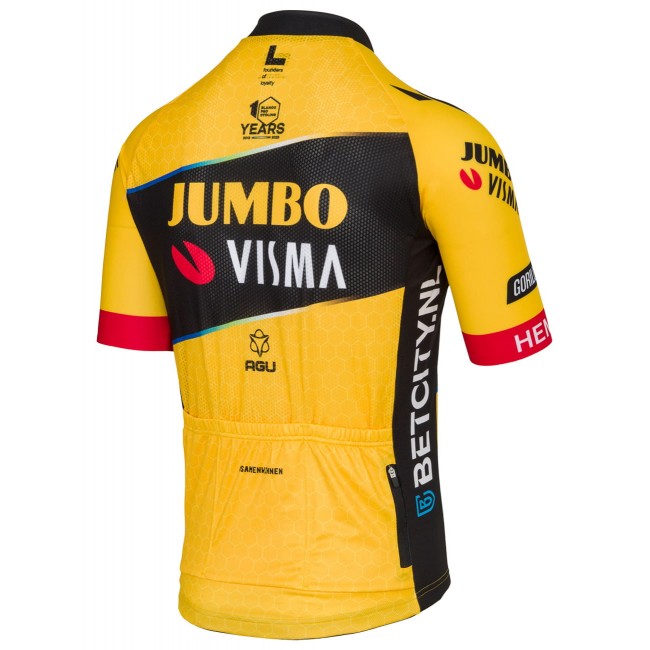 TEAM JUMBO-VISMA 2023 korte mouw fietsshirt professioneel wielerteam TEAM JUMBO-VISMA 2023 korte mouw fietsshirt professioneel wielerteam