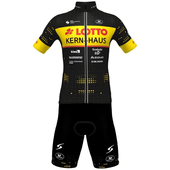 Team Lotto-Kern Haus 2022 wielershirt korte mouw (lange ritssluiting) professioneel wielerteam Team Lotto-Kern Haus 2022 wielershirt korte mouw (lange ritssluiting) professioneel wielerteam