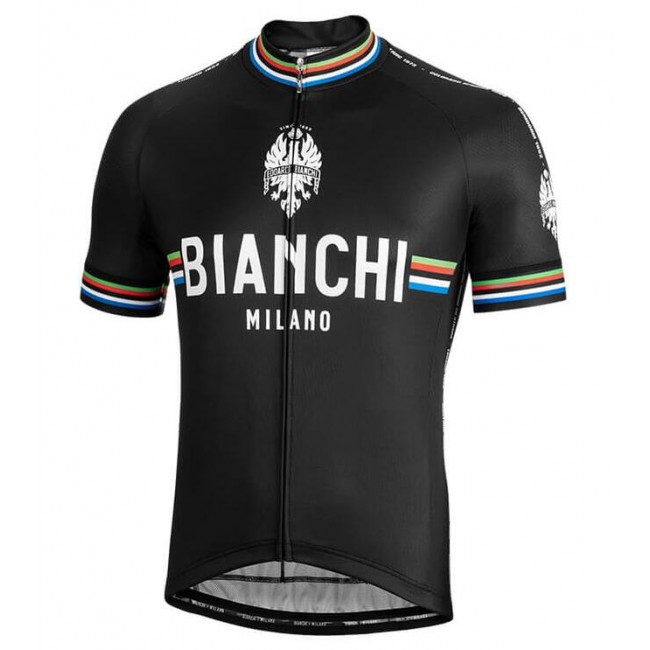 BIANCHI MILANO New Pride Black Wielershirt Korte Mouw