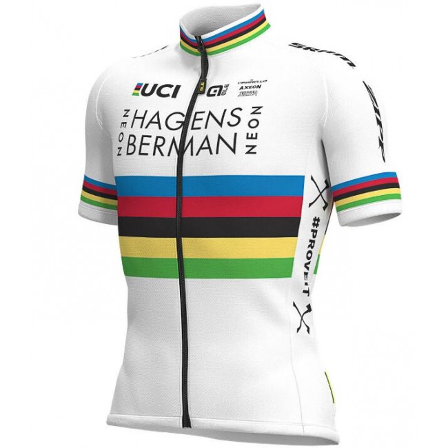 2019 World Champion Hagens Berman Axeon Wielershirt Korte Mouw