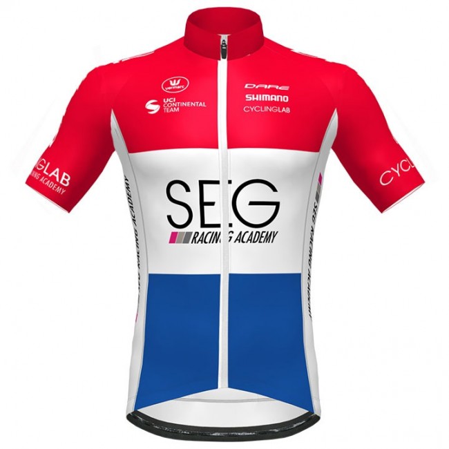 2020 Team SEG Dutch Champion Wielershirt Korte Mouw 472NQOE