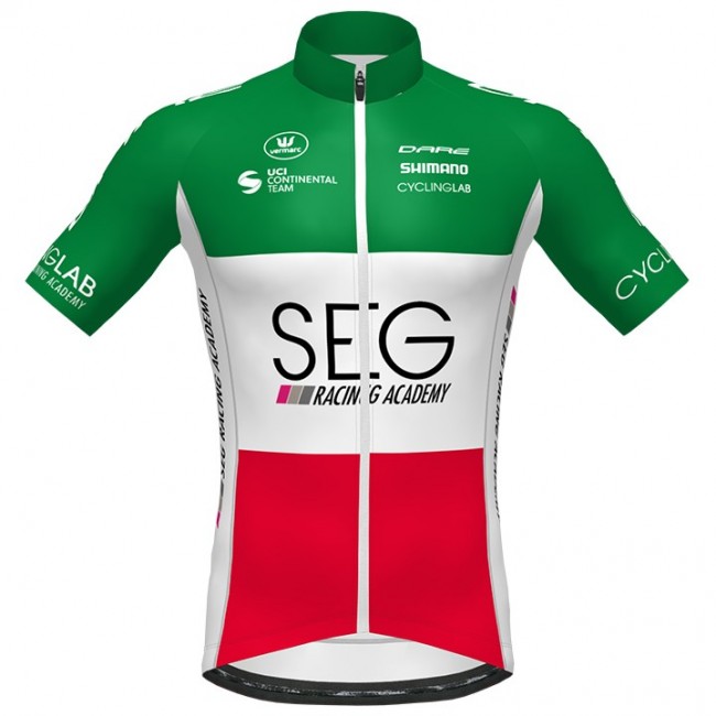 2020 Team SEG Italy Champion Wielershirt Korte Mouw 835FQBN