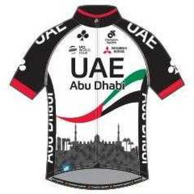 2017 Abu Dhabi Uae Wielershirt Met Korte Mouwen