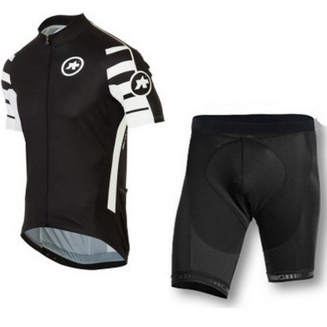 2016 ASSOS Fietskleding Wielershirt Korte+Korte Fietsbroeken Zwart