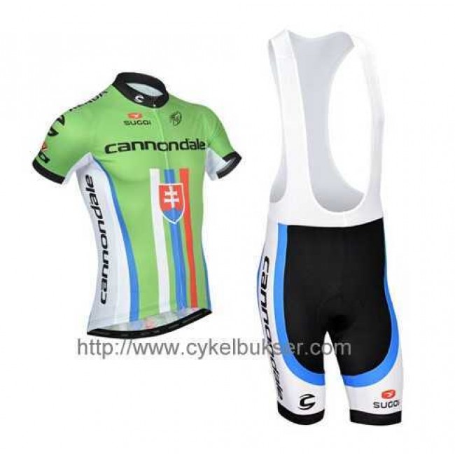 Cannondale Slovacca Champion Fietskleding Set Fietsshirt Met Korte Mouwen+Korte Koersbroek