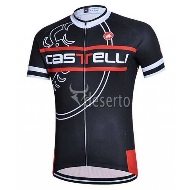 2015 Castelli Wielershirt Met Korte Mouwen Zwart