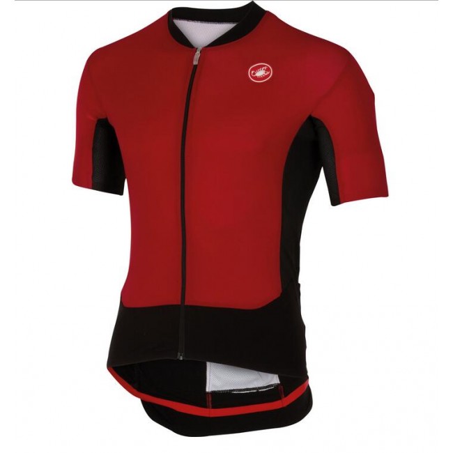 2016 Castelli RS Wielershirt Korte Mouw Rood