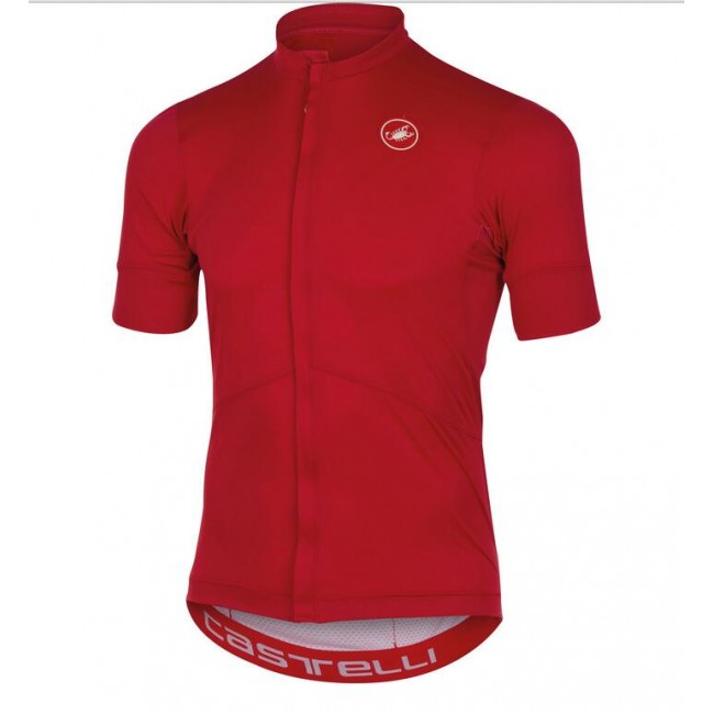 2016 Castelli Imprevisto Nano Wielershirt Korte Mouw Rood