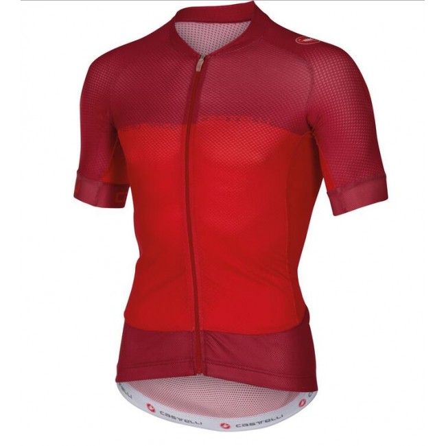 2016 Castelli Aero Wielershirt Korte Mouw Rood